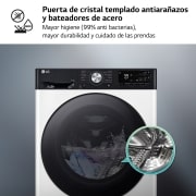 LG Lavadora 11kg ,  1400rpm  Un 10% más eficiente que A, TurboWash 360º-  Dosificador automático detergente, F4WR7511AGH