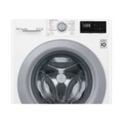 LG Lavadora inteligente AI Direct Drive 8kg, 1400rpm, Clasificación C Blanca, Serie 300, F4WV3008S4W