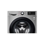 LG Lavadora inteligente AI Direct Drive 8kg, 1400rpm, Clasificación C,  Inox antihuellas, Serie 300, F4WV3008S6S