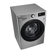 LG Lavadora inteligente AI Direct Drive 8kg, 1400rpm, Clasificación C,  Inox antihuellas, Serie 300, F4WV3008S6S