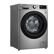 LG Lavadora inteligente AI Direct Drive 8kg, 1400rpm, Clasificación C,  Inox antihuellas, Serie 300, F4WV3008S6S