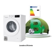 LG Lavadora inteligente AI Direct Drive™, 9kg, 1400, Clasificación B, Blanca, Serie 300, F4WV3009N3W