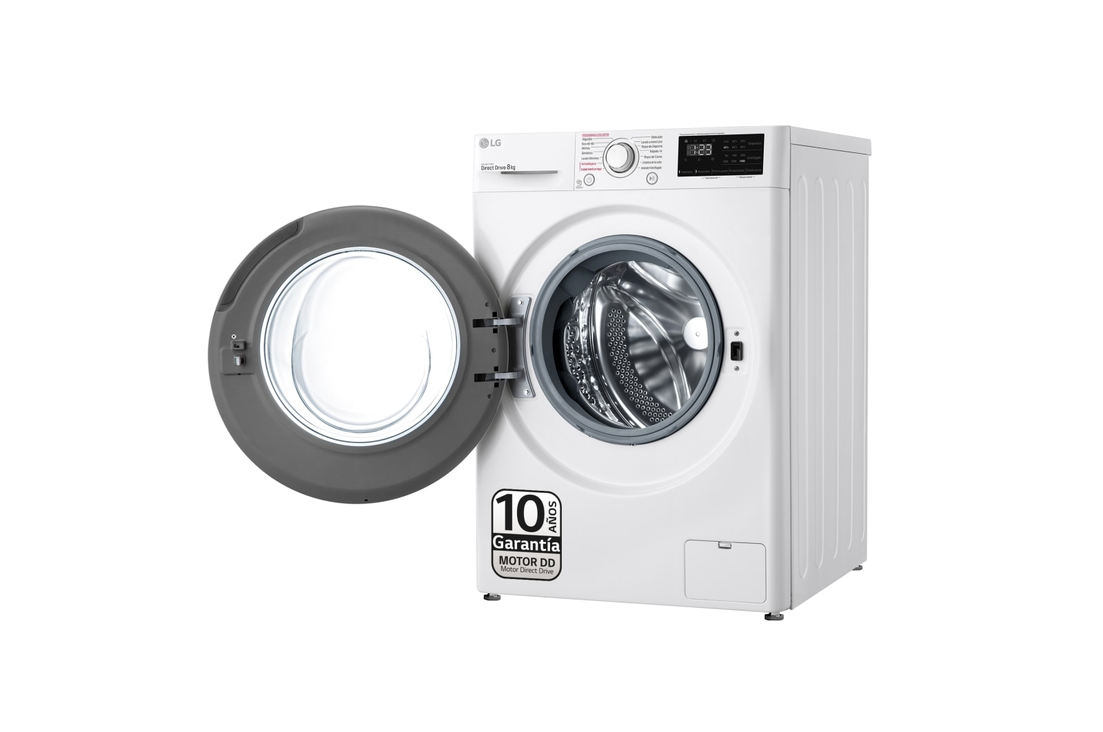 LG Lavadora inteligente AI Direct Drive 9kg, 1400rpm, Clasificación B, Blanca, Serie 300, F4WV3009S3W