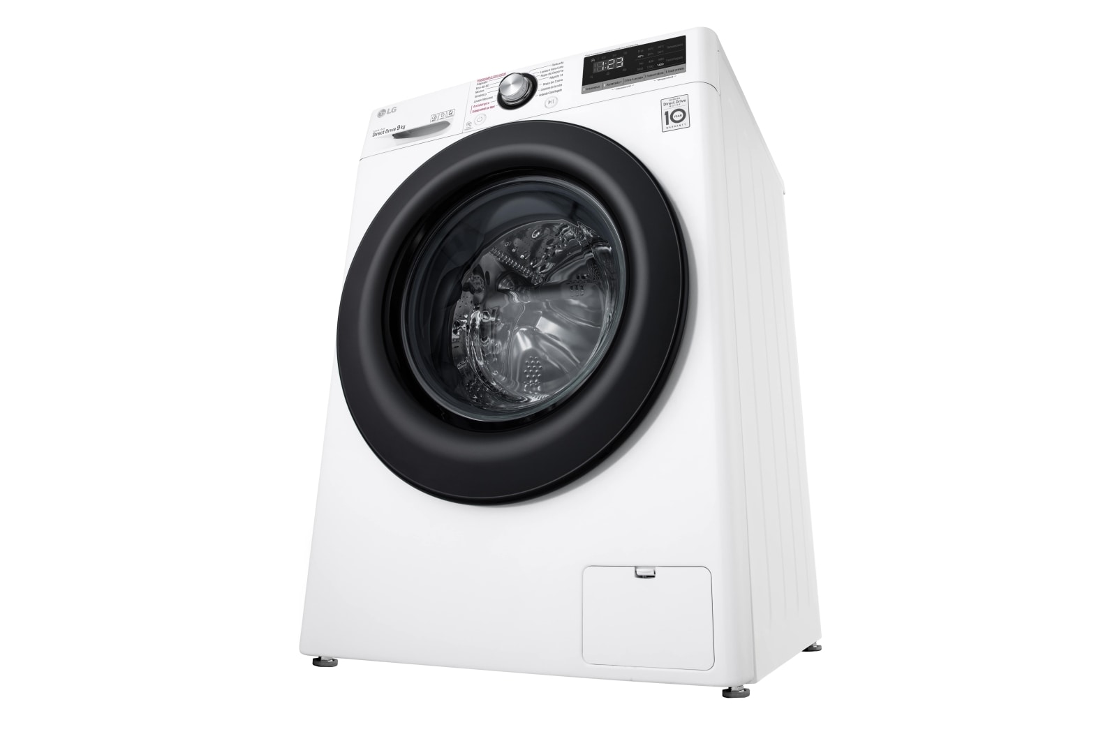 LG Lavadora inteligente AI Direct Drive 9kg, 1400rpm, Clasificación B, Blanca, Serie 300, F4WV3009S6W