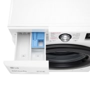 LG Lavadora inteligente AI Direct Drive 9kg, 1400rpm, Clasificación B, Blanca, Serie 300, F4WV3009S6W