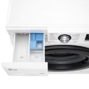 LG Lavadora inteligente  AI Direct Drive TM, con Vapor, 10,5kg, 1400,  Clasificación A Blanca, Serie 300, F4WV301S6WA