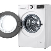 LG Lavadora inteligente AI Direct Drive<sup>TM</sup>, con Vapor, 9kg, 1400 Clasificación A, Blanca , Serie 300, F4WV309S6WA