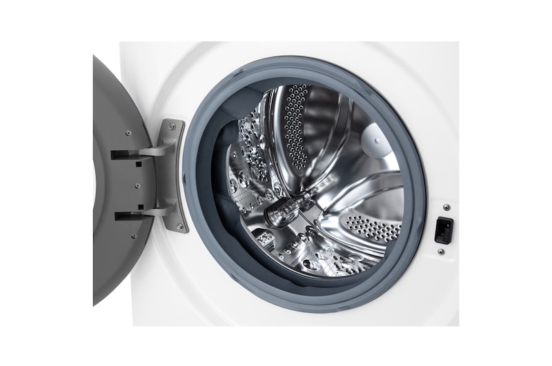 LG Lavadora inteligente  AI Direct Drive TM, con Vapor, autodosificación detergente, 9kg, 1400,  Clasificación B Blanca, Serie 350, F4WV3509S3W