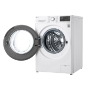 LG Lavadora inteligente  AI Direct Drive TM, con Vapor, autodosificación detergente, 9kg, 1400,  Clasificación B Blanca, Serie 350, F4WV3509S3W