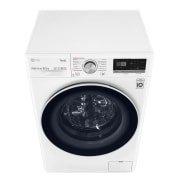 LG Lavadora inteligente AI Direct Drive 10,5kg, 1400rpm, Clasificación B, Blanca, Serie 700, F4WV5010S0W