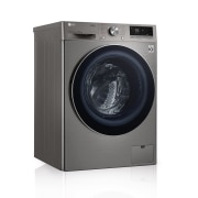 LG Lavadora inteligente AI Direct Drive™, TurboWash 59, 10,5kg, 1400rpm, Clasificación B, Inox antihuellas, Serie 700, F4WV5010S2S