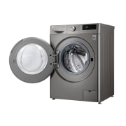 LG Lavadora inteligente AI Direct Drive™, TurboWash 59, 10,5kg, 1400rpm, Clasificación B, Inox antihuellas, Serie 700, F4WV5010S2S