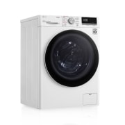 LG Lavadora inteligente AI Direct Drive 12kg, 1400rpm, Clasificación B, Blanca, Serie 500, F4WV5012S0W