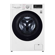 LG Lavadora inteligente  AI Direct Drive con Autodosificación de detergente, 9kg, 1400rpm, Clasificación B, Blanca, Serie 550, F4WV5509SMW