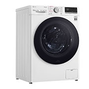 LG Lavadora inteligente  AI Direct Drive con Autodosificación de detergente, 9kg, 1400rpm, Clasificación B, Blanca, Serie 550, F4WV5509SMW