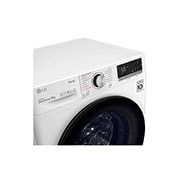 LG Lavadora inteligente  AI Direct Drive con Autodosificación de detergente, 9kg, 1400rpm, Clasificación B, Blanca, Serie 550, F4WV5509SMW