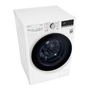 LG Lavadora inteligente  AI Direct Drive con Autodosificación de detergente, 9kg, 1400rpm, Clasificación B, Blanca, Serie 550, F4WV5509SMW