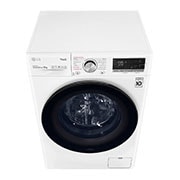 LG Lavadora inteligente  AI Direct Drive con Autodosificación de detergente, 9kg, 1400rpm, Clasificación B, Blanca, Serie 550, F4WV5509SMW