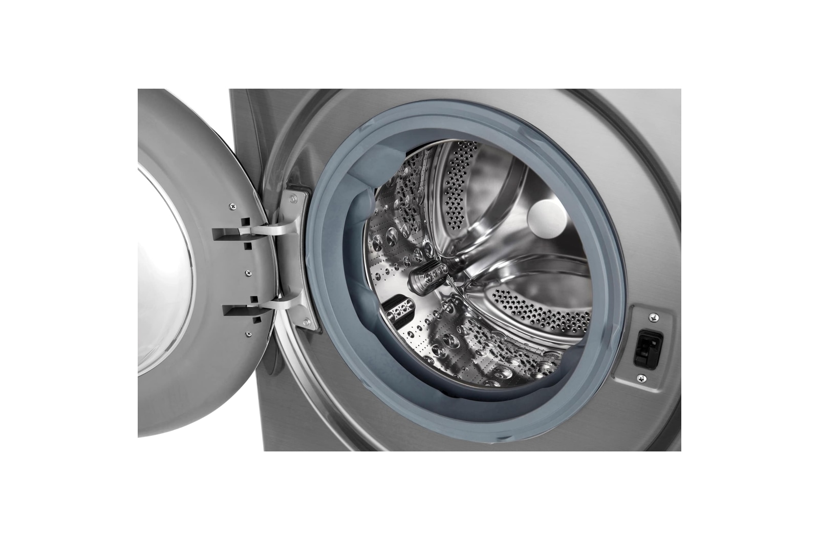 LG Lavadora inteligente AI Direct Drive 9kg, 1400rpm, Clasificación A, Inox antihuellas, Serie 700, F4WV7009S2S