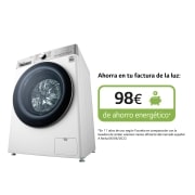 LG Lavadora inteligente AI Direct Drive con Autodosificador de detergente 12kg, 1400rpm, Clasificación A, Blanca, Serie 950, F4WV9512P2W