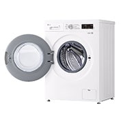 LG Lavadora eficiente 8kg, 1400rpm, A, con vapor, Serie 100, F4X1008NWH