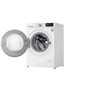 LG Lavadora inteligente  AI Direct Drive con Autodosificación de detergente, 9kg, 1600rpm, Clasificación A, Blanca, Serie 750, F6WV7509S2W