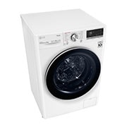 LG Lavadora inteligente  AI Direct Drive con Autodosificación de detergente, 9kg, 1600rpm, Clasificación A, Blanca, Serie 750, F6WV7509S2W