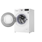 LG Lavadora inteligente AI Direct Drive con Autodosificación de detergente  10,5kg, 1600rpm, Clasificación A, Blanca, Serie 750, F6WV7510P2W