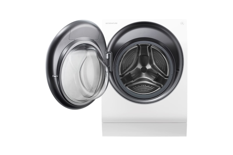 LG Lavasecadora LG SIGNATURE con bomba de calor, Clase A lavado/A secado, 12kg lavado/7kg secado, 1.600 rpm, Blanca, LSWD100E