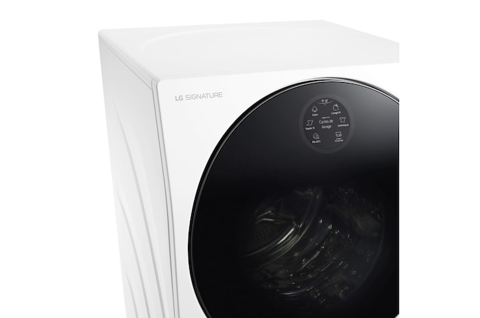 LG Outlet Lavasecadora LG SIGNATURE con bomba de calor, Clase A lavado/A secado, 12kg lavado/7kg secado, 1.600 rpm, Blanca, LSWD100E.OUTLET