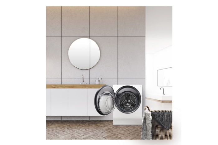 LG Outlet Lavasecadora LG SIGNATURE con bomba de calor, Clase A lavado/A secado, 12kg lavado/7kg secado, 1.600 rpm, Blanca, LSWD100E.OUTLET