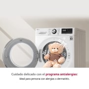 LG Secadora con Bomba de calor Dual Inverter 8kg, Clasificación A+++(-10%), Blanca, Serie 7, RC80V9AV2W