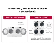 LG Secadora con Bomba de calor Dual Inverter 8kg, Clasificación A+++, Blanca, Serie 9, RC80V9AV4Q