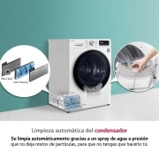 LG Secadora con Bomba de calor Dual Inverter 9kg, Clasificación A+++, Blanca, Serie 7, RC90V9AV3Q