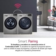 LG Secadora 9kg, A+++, con Bomba de calor Dual Inverter, Inox Antihuellas, Serie 900 , RH90V9PV2N