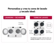 LG Secadora con Bomba de calor Dual Inverter 9kg, Clasificación A++, Blanca, Serie 5, RH90V5AV6N