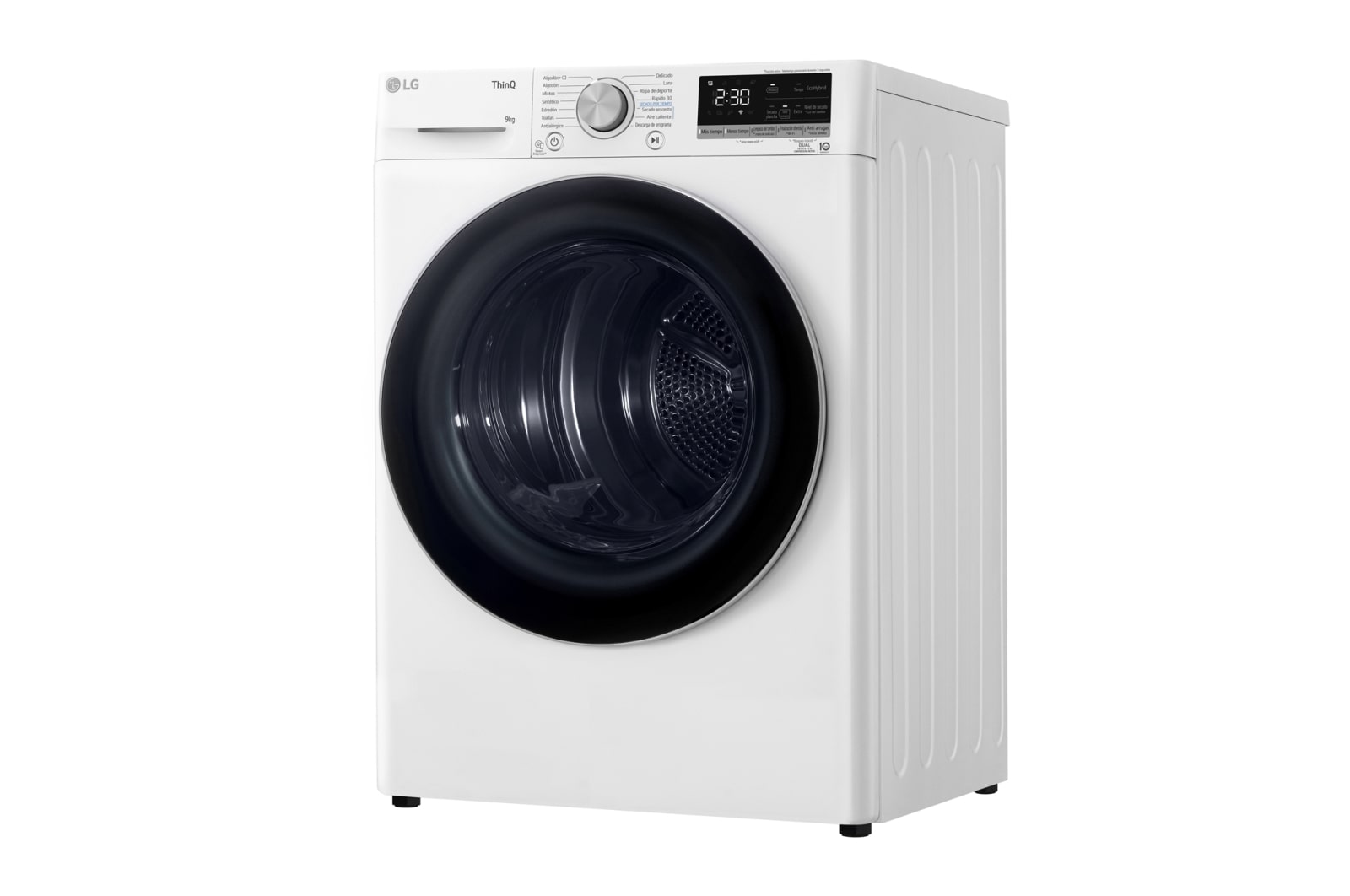 LG Secadora 9kg, A+++, con Bomba de calor Dual Inverter, Blanca, Serie 900 , RH90V9AV3N