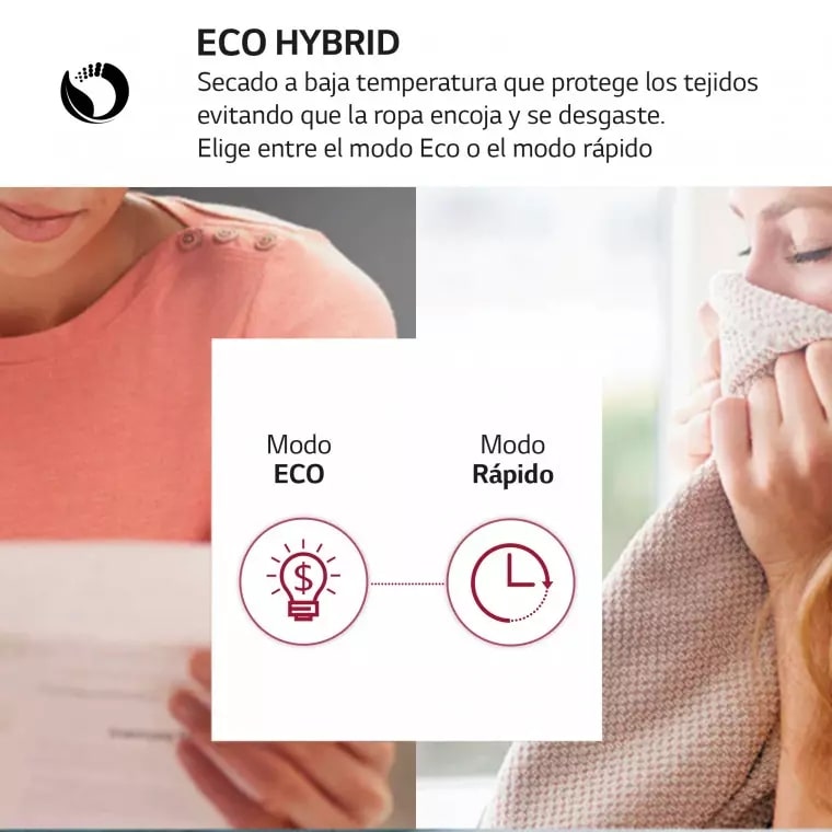 LG Torre de Lavado, Inox, Lavadora inteligente 9kg, 1400rpm, Un 10% mas eficiente que A + Secadora 9kg, A+++, TORREINOX99.SET