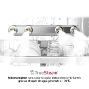 LG LavavajillasIntegrable, LG QuadWashTM Steam, A con lavado a vapor y tercera bandeja , DB475TXS