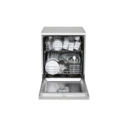 LG Lavavajillas LG QuadWash™ , Direct Drive, Inox antihuellas, D, DF141FV