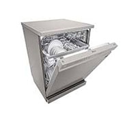 LG Lavavajillas LG QuadWash™, Inox antihuellas, clasificación E, DF222FP