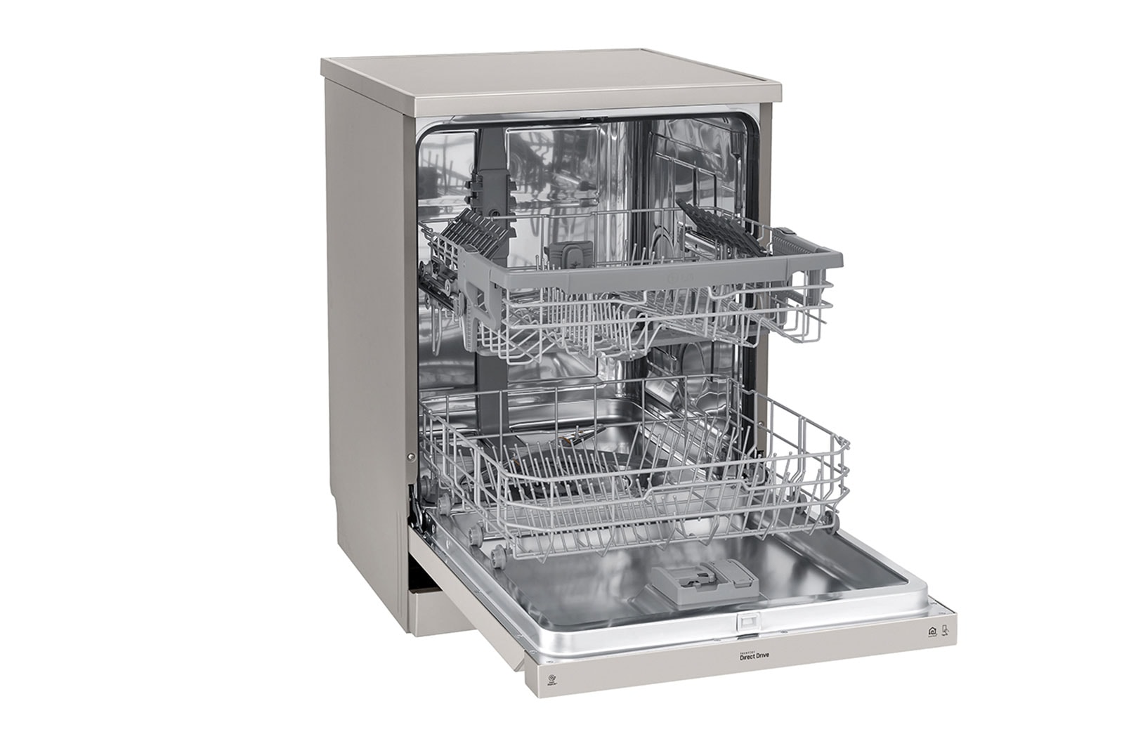 LG Lavavajillas LG QuadWash™, Inox antihuellas, clasificación E, DF222FP