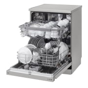 LG Lavavajillas LG QuadWash ™  , con lavado a vapor, Inox antihuellas, D, DF242FPS