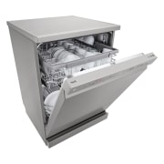 LG Lavavajillas LG QuadWash ™  , con lavado a vapor, Inox antihuellas, D, DF242FPS