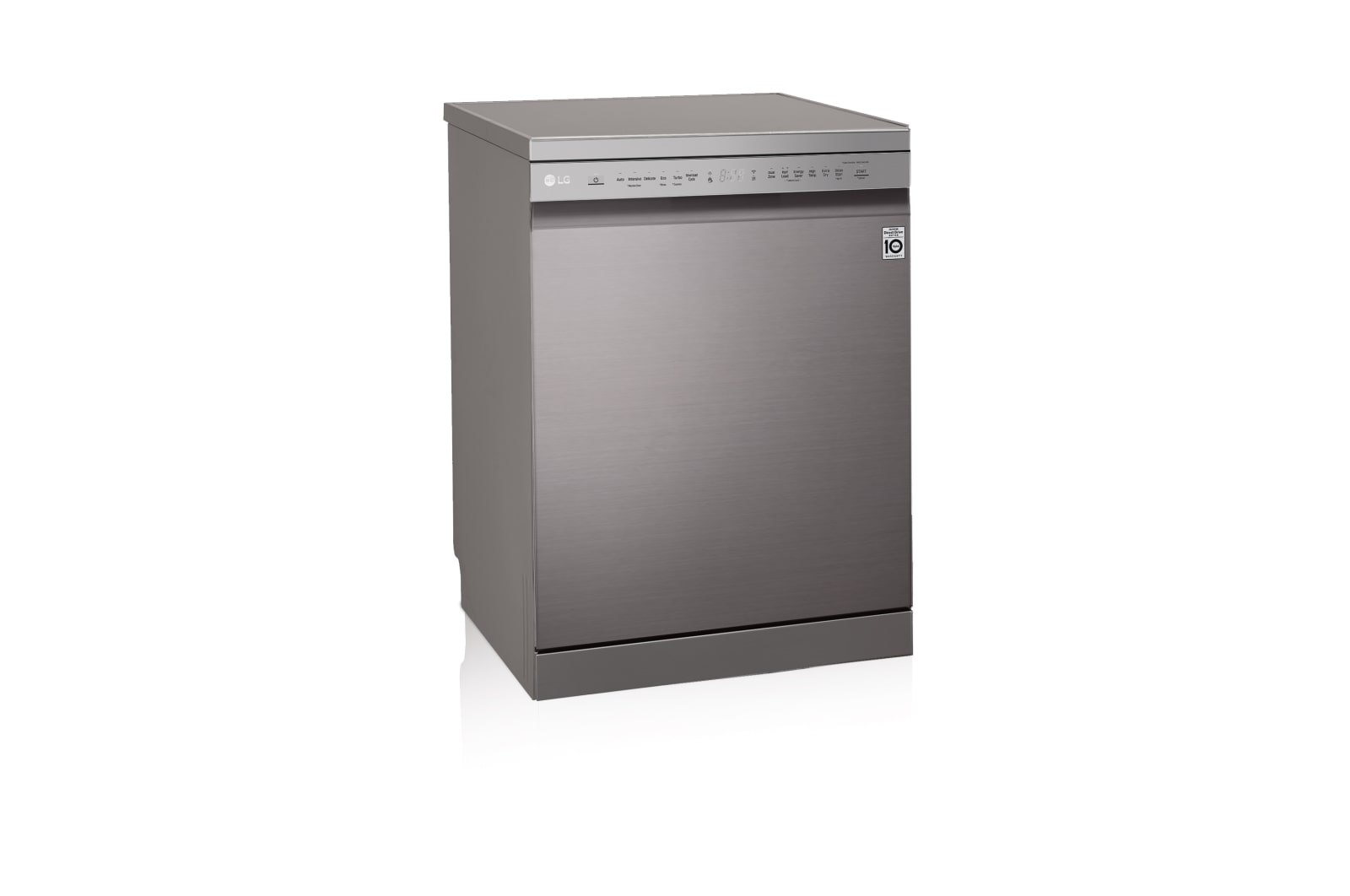LG Lavavajillas LG QuadWash™, Inox antihuellas, clasificación E, y tercera bandeja , DF325FP