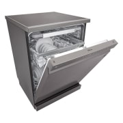 LG Lavavajillas LG QuadWash™, Inox antihuellas, clasificación E, y tercera bandeja , DF325FP