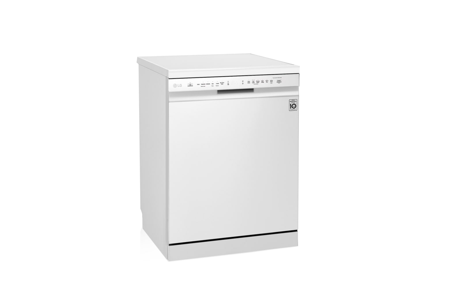 LG Lavavajillas LG QuadWash™, Blanco, clasificación E y tercera bandeja , DF325FW