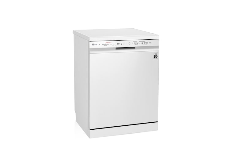 LG Lavavajillas LG QuadWash™ Steam, Blanco, B, con lavado a vapor y tercera bandeja, DF365FWS