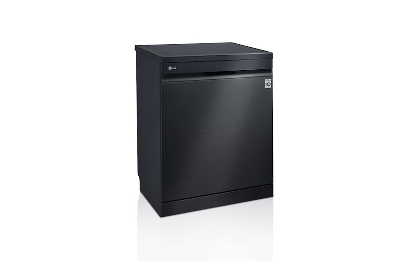 LG Outlet Lavavajillas LG QuadWash™ , TrueSteam, Acero negro mate, clasificación C, con lavado a vapor y tercera bandeja, DF455HMS.OUTLET