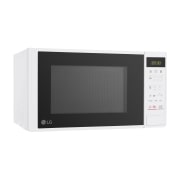 LG Microondas con grill de 700W, 19 litros de capacidad, tecnología I-Wave, menús automáticos, descongelación automática, modo ECO ON, color blanco y control táctil , MH6042DW